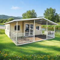 Maison préfabriquée en panneaux sandwich en bois et conteneur en acier pour appartement, salon, villa ou hôtel – Respirante et isolante thermiquement