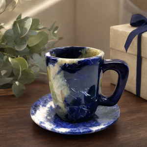 Regale una taza y platillo de sodalita - SOLO 1 taza y 1 platillo - Product Image 3