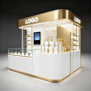 Espositore per Cosmetici, Scaffale per Profumeria, Vetrina Espositiva, Attrezzatura Decorativa per Negozi di Bellezza - Product Image 4