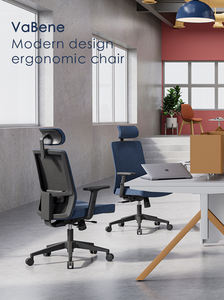 Yeni Modern ofis ev ergonomik yönetici ticari çok fonksiyonlu yüksek geri yönetici döner kumaş örgü döner ofis koltuğu - Product Image 5