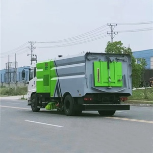 Camión barredor de calles inteligente Dongfeng, camión de limpieza de calles de alta presión - Product Image 5