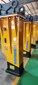 Soosan Disjoncteur hydraulique SB81 BOX Type Silence avec autocollant bleu pour excavatrices 18-26 tonnes pour la démolition et la construction - Product Image 4