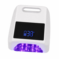 Lampe à ongles professionnelle rechargeable 72W à séchage rapide UV/LED Quartz de haute qualité 36 LED Base détachable Séchage rapide Minuteur 1