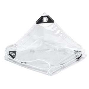 Bâches transparentes robustes en PVC vinyle 20 mil d'épaisseur, bâche en verre <span class=keywords><strong>pour</strong></span> <span class=keywords><strong>serre</strong></span>, <span class=keywords><strong>balcon</strong></span>, jardin - Product Image 1