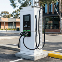 Chargeur rapide DC double pistolet 160kW-320kW compatible CCS2 GB/T, station de recharge ultra-rapide pour véhicules électriques, Amérique du Sud
