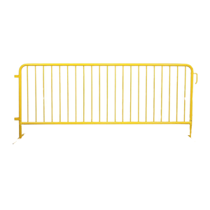 Nhiệm vụ nặng nề 8.5 ft. An toàn màu vàng kho kiểm soát đám đông kim loại lồng vào nhau chướng ngại vật không có chuyến đi chân rào cản giao thông - Product Image 1