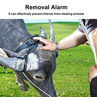 Traceur GPS solaire pour bétail 4000 mAh avec haut-parleur, alarme antivol et surveillance vocale pour le suivi des animaux (moutons)
