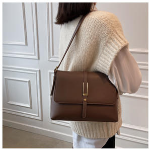 กระเป๋าใต้วงแขนแฟชั่น I-0256ใหม่สำหรับผู้หญิงกระเป๋าโท้ทหนังความจุขนาดใหญ่กระเป๋าถือของผู้หญิง - Product Image 6