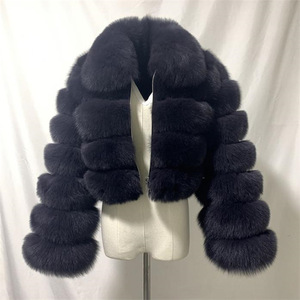 Cappotto Invernale di Alta Qualità per Donne, Giacca <span class=keywords><strong>Corta</strong></span> in Finta <span class=keywords><strong>Pelliccia</strong></span> di Volpe, Moda Autunno-Inverno per Ragazze - Product Image 2