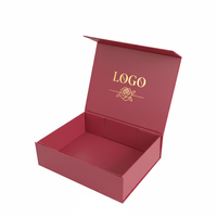 Nouvelle boîte cadeau rigide en carton de luxe à logo personnalisé, grand format, doublée d'une éponge, avec lamination mate, magnétique, pliable, vente chaude