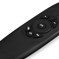 Souris Air sans fil multi-langues, mini clavier, souris, gyroscope sensoriel, télécommande double face