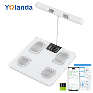 사용자 정의 BMI 신체 분석기 건강 관리 욕실 체중계 SDK 지원 스마트 체지방 척도 - Product Image 1