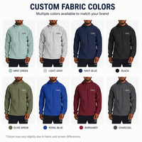 Veste de randonnée imperméable pour homme, coupe-vent, zippée, en polyester recyclé à 100 %, personnalisable OEM, pour activités sportives, entraînement et plein air.