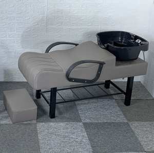 เตียงสระผมสไตล์ไทย, เตียงสระผมสไตล์สั้นมีที่เหยียบเท้าพลาสติก - Product Image 2