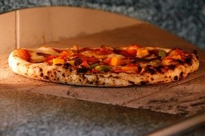 Horno de pizza de estilo itailiano, encimera de ladrillo, cúpula para pizza, <span class=keywords><strong>restaurante</strong></span>, 450 grados - Product Image 6