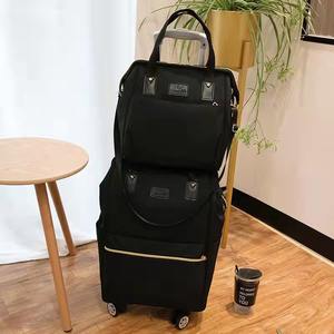 2022ร้อนขายกระเป๋ากระเป๋ากรณีที่มี4ล้อขายส่งแฟชั่น2 In 1เซ็ตเดินทางกลางแจ้งกระเป๋าเป้สะพายหลังรถเข็นกระเป๋าสัมภาระ - Product Image 3