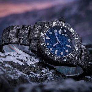 Reloj Mecánico de Lujo de Alta Gama con Logotipo Personalizado OEM, Súper Luminoso, con Calendario NH35, Automático, con Correa de Fibra de Carbono - Product Image 4