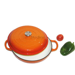 Casserole émaillée en fonte avec couvercle pour la maison - Product Image 2