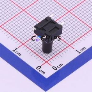 UK-B0228-G11-250 Tactile Switch SMD,6x6mm Switch Single Pole Single Throw Round Button 2.5N Vertical Mount - Product Image 2
