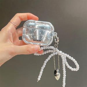 Gran oferta, bonita funda de mariposa para <span class=keywords><strong>airpods</strong></span> 1 2 3, cadena de pulsera, funda para auriculares, funda para <span class=keywords><strong>Airpods</strong></span> Pro2 <span class=keywords><strong>Pro</strong></span> - Product Image 1