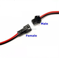 Konektor Kabel Pin Male Female 2 3 4 5 6, Konektor SM JST, Terminal Lampu Strip LED RGB, Jack 2pin 3pin 4pin