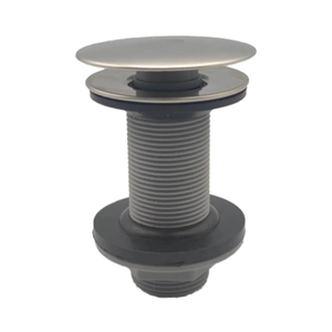 Vente chaude Gris En Plastique Pop-Up Déchets Accouplement Click Up Évier Valve <span class=keywords><strong>Lavabo</strong></span> Vidange 7/8 Chrome pour Salle De Bains Évier Vidange - Product Image 1