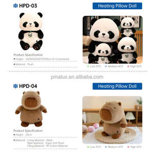 Almohada calefactable USB de felpa personalizada con película calefactora de grafeno Cojín calefactor lavable suave para invierno - Product Image 2