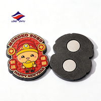 Aimant de réfrigérateur personnalisé Longzhiyu, 20 ans d'expérience, logo personnalisé, dessin animé mignon, métal émaillé, souvenirs touristiques, autocollant personnalisé