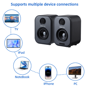 Loa bookshelf AIYIMA Audio 80W hoạt động kép, 3 inch, HiFi, hỗ trợ Optical, Coaxial, <span class=keywords><strong>Bluetooth</strong></span>, USB DAC, dành cho hệ thống âm thanh gia đình, TV, PC - Product Image 4