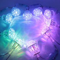 Modules d'éclairage décoratifs LED numériques programmables RGB pour projets de façades commerciales, éclairage extérieur permanent