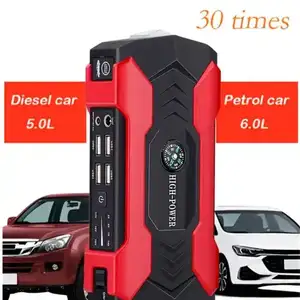 12V Car Jump Starter Portable Power Bank Starting Device Diesel Petrol Powered 20000mAh Power Charger For Car Battery Booster