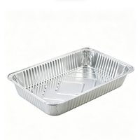 Barquettes jetables en aluminium avec couvercle, personnalisables avec logo, pour barbecue, poisson grillé, cuisson au four et au réchaud