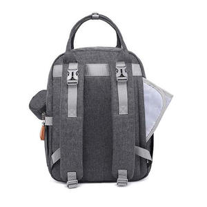 2021多機能防水ベビーおむつ交換バッグベビートラベルバックパックチェンジングパッド付きおむつバッグ - Product Image 6