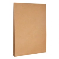 Vente en gros de sacs de dossiers en papier kraft A4-sized 180g 250g sac de documents vierge épaissi pour le bureau