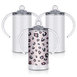 Vaso Térmico Infantil QD Instar RTS para Sublimación, 12 oz, Doble Pared, Acero Inoxidable, con Asa Doble y Boquilla para Bebés - Product Image 4