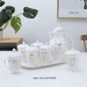 ชุดถ้วยกาแฟเซรามิกทนทานสำหรับร้านอาหาร,ดีไซน์ยอดนิยมเป็นมิตรกับสิ่งแวดล้อมลายดอกไม้ที่แตกต่างกัน - Product Image 6