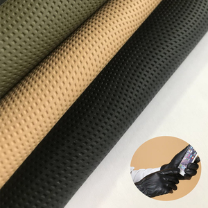 Nhà máy da bán buôn Faux thiết kế nhân tạo PU da tổng hợp bọc vải cho găng tay Giày - Product Image 1