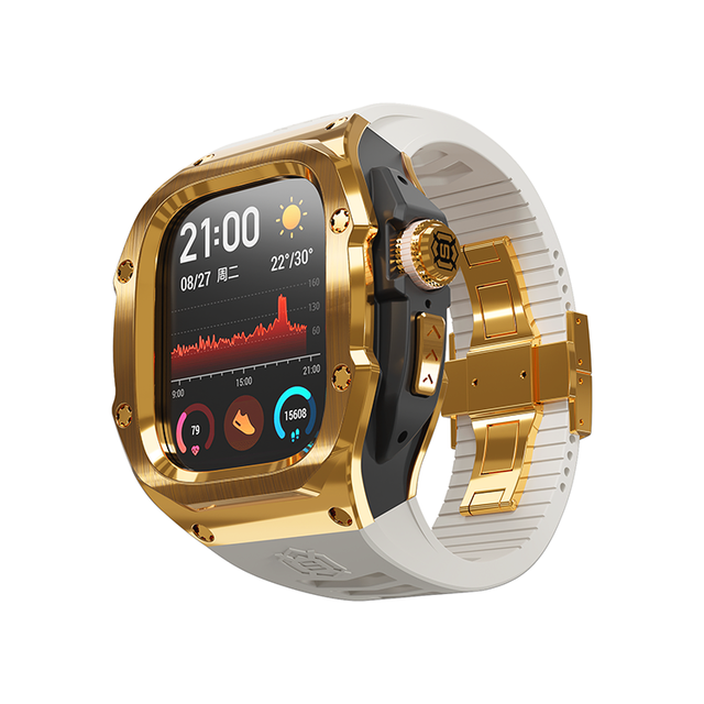 Hot Sale High Quality Luxury 49mm Armor Stainless Steel 316 Watch Case for IWatch Ultra 1/2 49mm With Adjustable Watch Band