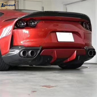 Kit de carrosserie N Style en fibre de carbone pour les coins du pare-chocs arrière, pour la modification de la Ferrari 812 GTS, kit de turbulences léger