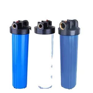 Home Water Purifier Sediment PP Cartridge Plastic Clear Housing Single Water Filter