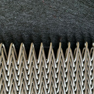 Metal fırınlar için boşluk paslanmaz çelik Metal hatlar Spiral dengeli düz tel örgülü konveyör 1150 derece - Product Image 5