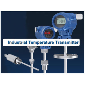 Transmisor de Temperatura Industrial de Líquido y Gas con Indicador LED Pt100 de 4~20 mA, OEM, USB, IP65, Aluminio, RS485, 24 V - Product Image 6