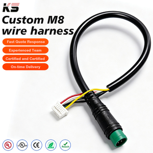 MOLEX M8 5PIN IP67 防水适配器电缆线组件设备接口连接器 - Product Image 1