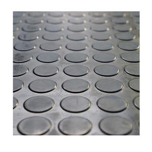 Rollo de alfombrilla de suelo de hoja de goma de moneda de cubierta de barco de alta fricción antideslizante de 3mm para escaleras - Product Image 4