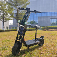 Scooter Eléctrico Plegable para Adultos de 13 Pulgadas con Neumáticos Grandes, Arranque NFC, Freno de Aceite, 72V 40AH 50AH 60AH 80AH 100AH 300KM, 14 Pulgadas, Buena Calidad