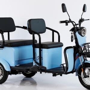 Triciclo Eléctrico de 800W 48V, de 3 Ruedas, Carrocería Abierta, para Pasajeros y Carga, para Personas Mayores, Discapacitados y Familias - Product Image 6