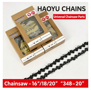 Chaîne de tronçonneuse Haoyu de 16 pouces, <span class=keywords><strong>64</strong></span> <span class=keywords><strong>maillons</strong></span> de transmission, 32 dents de coupe avec boîte de vente au détail, pas de <span class=keywords><strong>3</strong></span>/<span class=keywords><strong>8</strong></span> po / .325 pour tronçonneuse à essence/électrique - Product Image 5