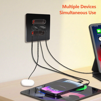 Prise murale intelligente USB-C universelle 20W à charge rapide, 16A, en plastique PC, pour la recharge de téléphones mobiles, 16A SDK