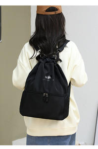 Sac à dos de voyage extérieur à cordon de serrage, personnalisé en usine, de haute qualité, avec logo imprimé, imperméable et réutilisable – Grande Vente - Product Image 5