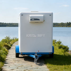 Refrigerated Cold Room Outdoor Refrigerator Food Van <b>Freezer</b> Semi Trailer Mobile <b>Ice</b> Cream Vending Cart - Product Image 2